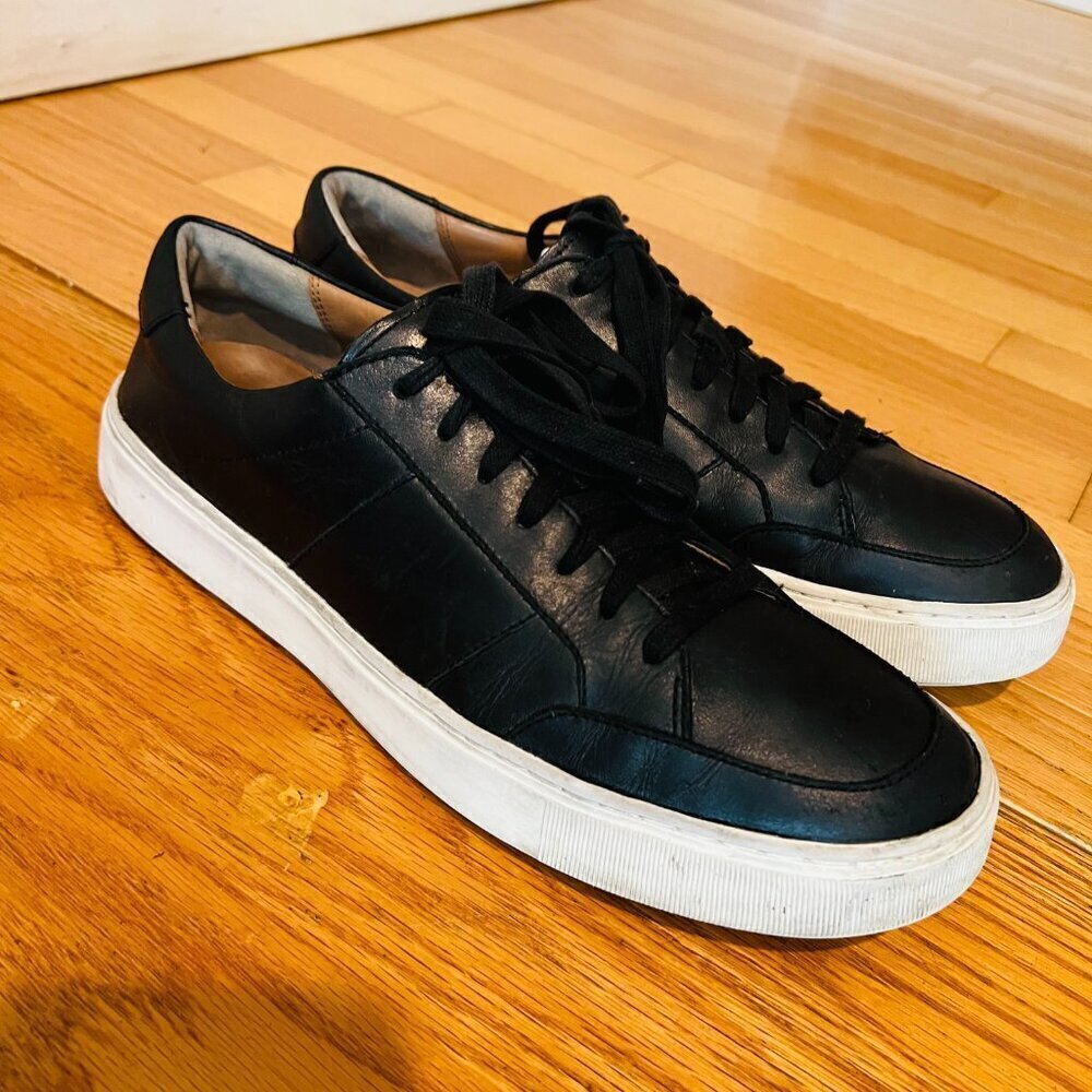 Vince Leonard Leather Platform Sneakers Size 9.5 - Picture 7 of 16